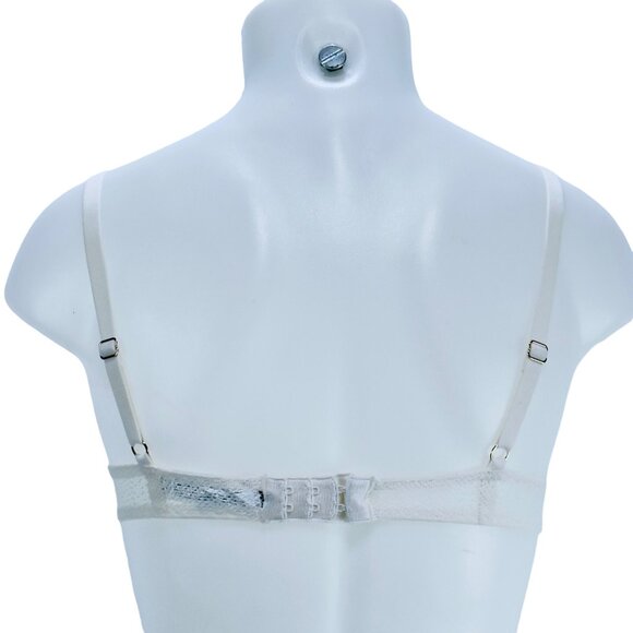 PASSIONATA Women’s Lingerie Bra White Lace low cut Underwire Adjustable Size 32C - Picture 3 of 8